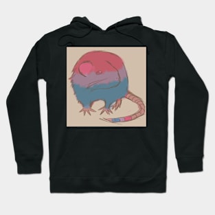 Bi Round Rat (or mouse if you prefer) Hoodie